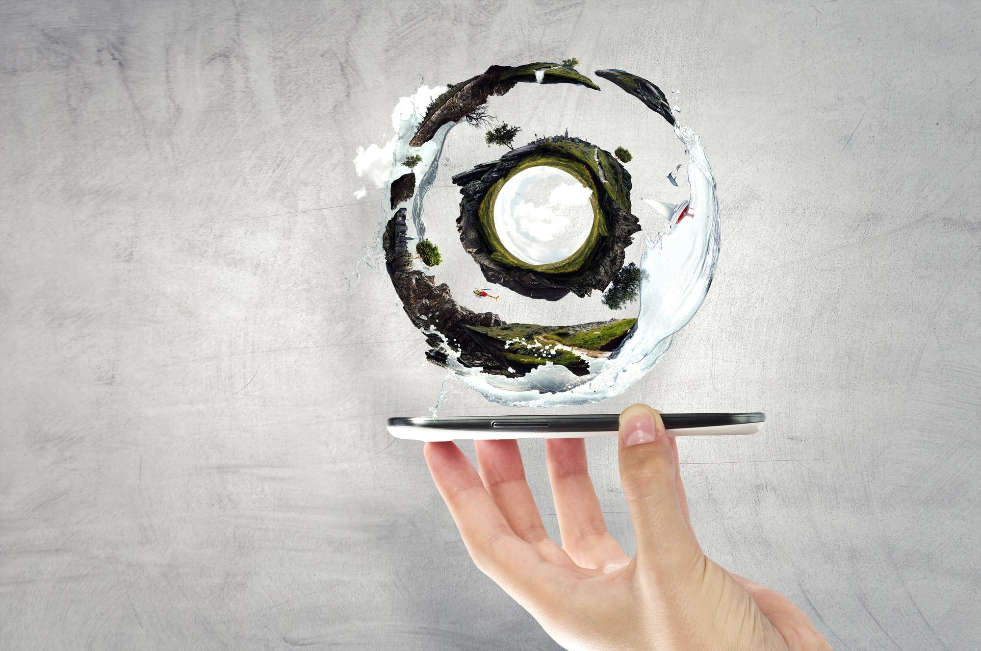 Chef arranging futuristic plated dish in modern kitchen